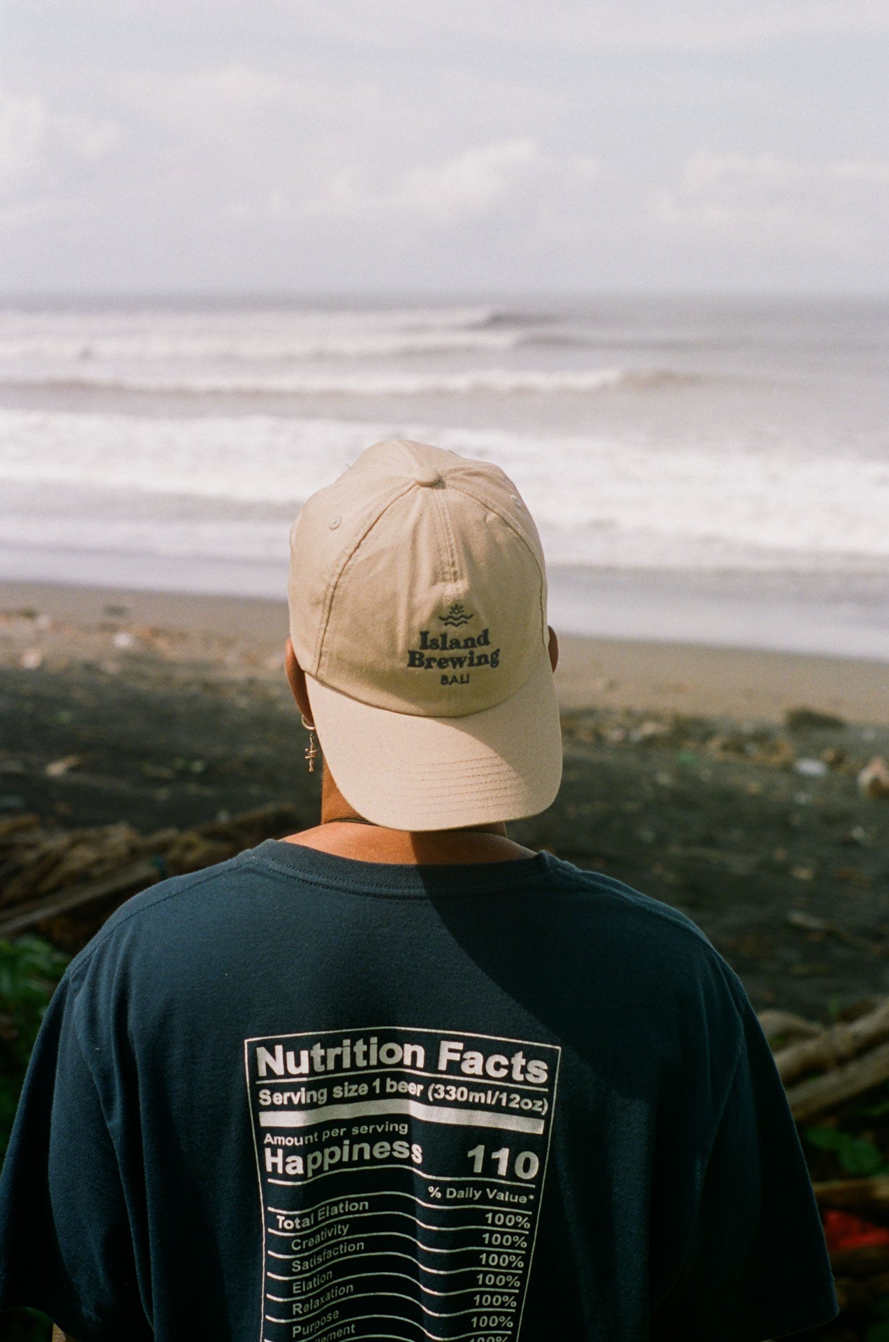 Topiku x Island Brewing Logo Dad Hat - Khaki