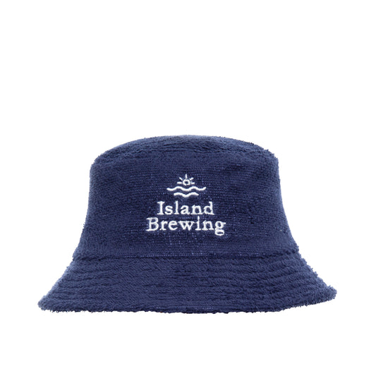 IB Logo Towel Bucket Hat - Navy