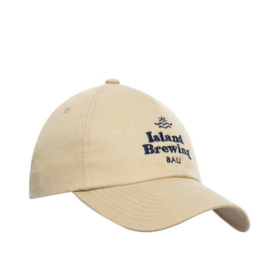 Topiku x Island Brewing Logo Dad Hat - Khaki